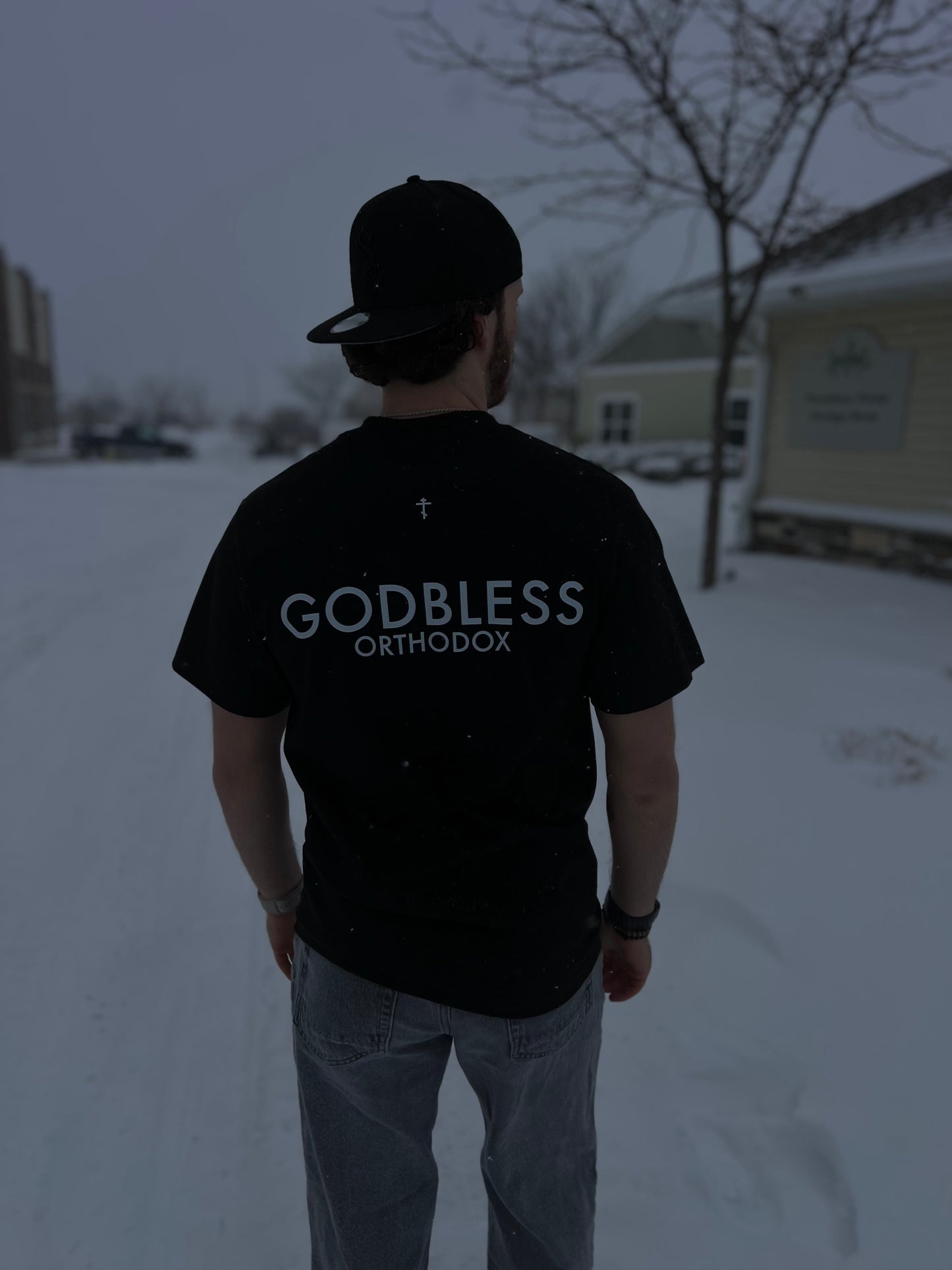 Reverent Orthodox T-Shirt back view