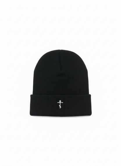 Orthodox cross beanie on a white background