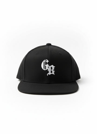 Black cap with Godbless Orthodox logo on white background